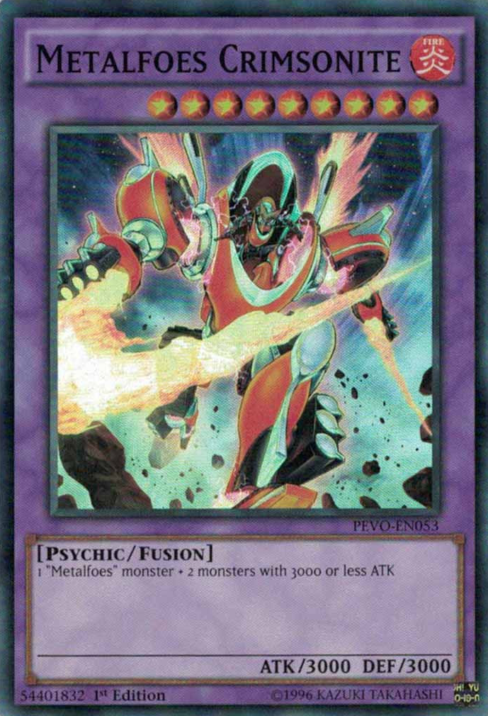 Metalfoes Crimsonite [PEVO-EN053] Super Rare | Deep Dive Games St. Marys