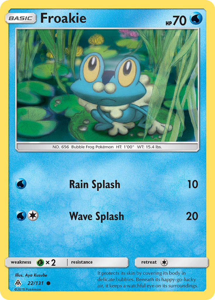 Froakie (22/131) [Sun & Moon: Forbidden Light] | Deep Dive Games St. Marys