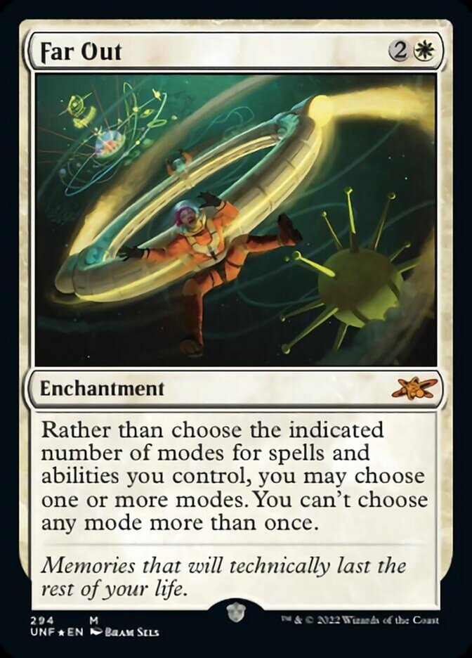 Far Out (Galaxy Foil) [Unfinity] | Deep Dive Games St. Marys