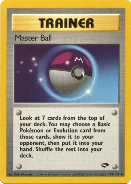 Master Ball (116/132) [Gym Challenge Unlimited] | Deep Dive Games St. Marys