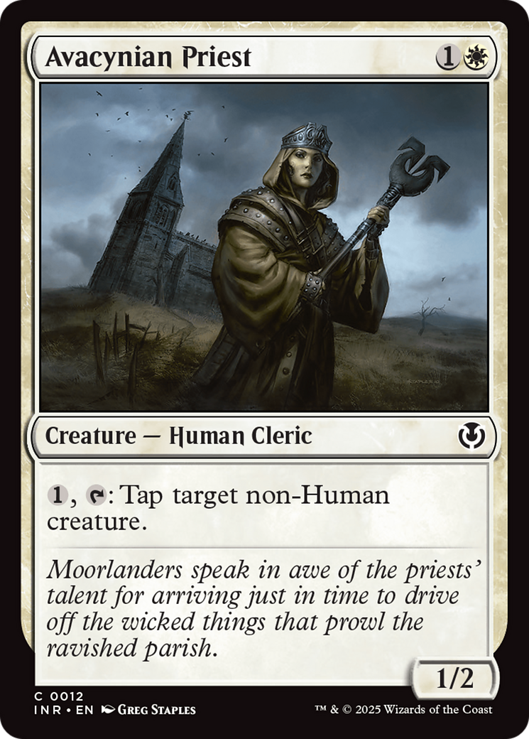 Avacynian Priest [Innistrad Remastered] | Deep Dive Games St. Marys