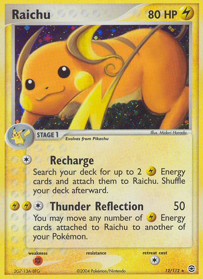 Raichu (12/112) [EX: FireRed & LeafGreen] | Deep Dive Games St. Marys