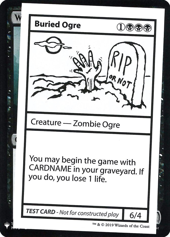 Buried Ogre [Mystery Booster Playtest Cards] | Deep Dive Games St. Marys