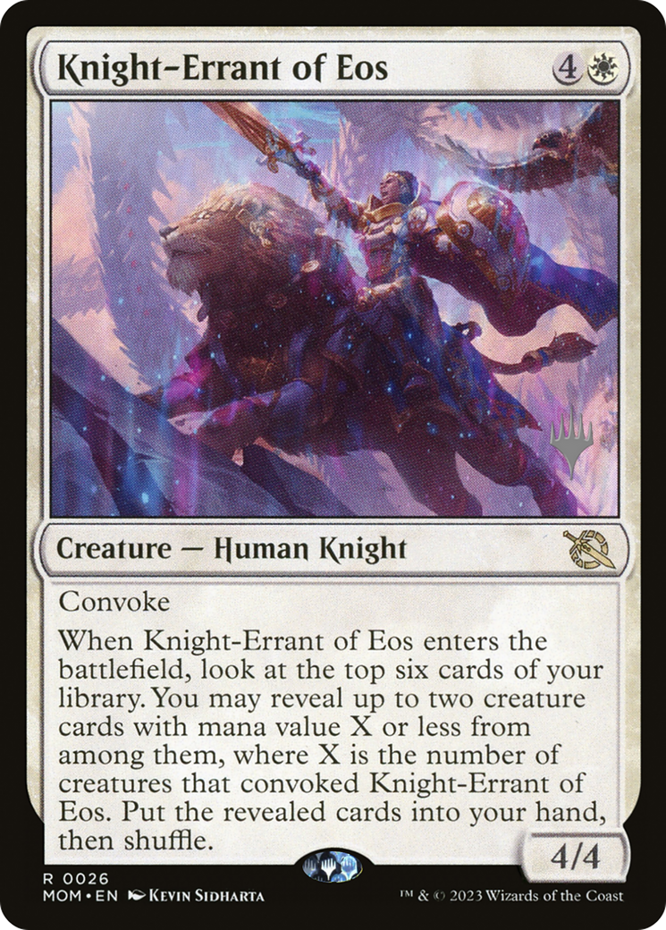 Knight-Errant of Eos (Promo Pack) [March of the Machine Promos] | Deep Dive Games St. Marys