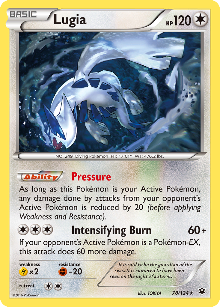 Lugia (78/124) [XY: Fates Collide] | Deep Dive Games St. Marys