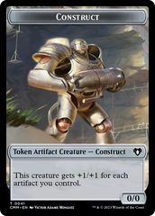 Spirit (0010) // Construct (0041) Double-Sided Token [Commander Masters Tokens] | Deep Dive Games St. Marys
