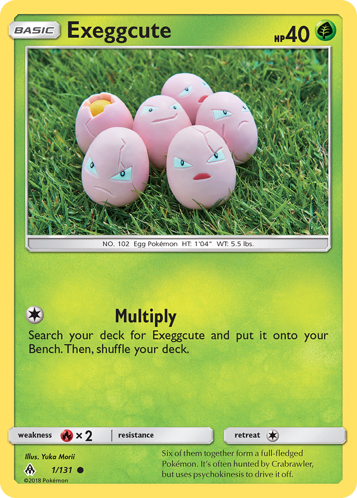 Exeggcute (1/131) [Sun & Moon: Forbidden Light] | Deep Dive Games St. Marys