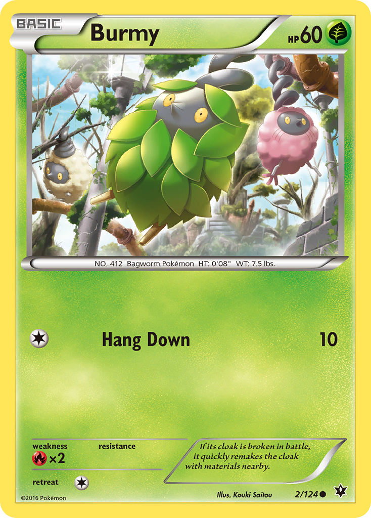 Burmy (2/124) [XY: Fates Collide] | Deep Dive Games St. Marys