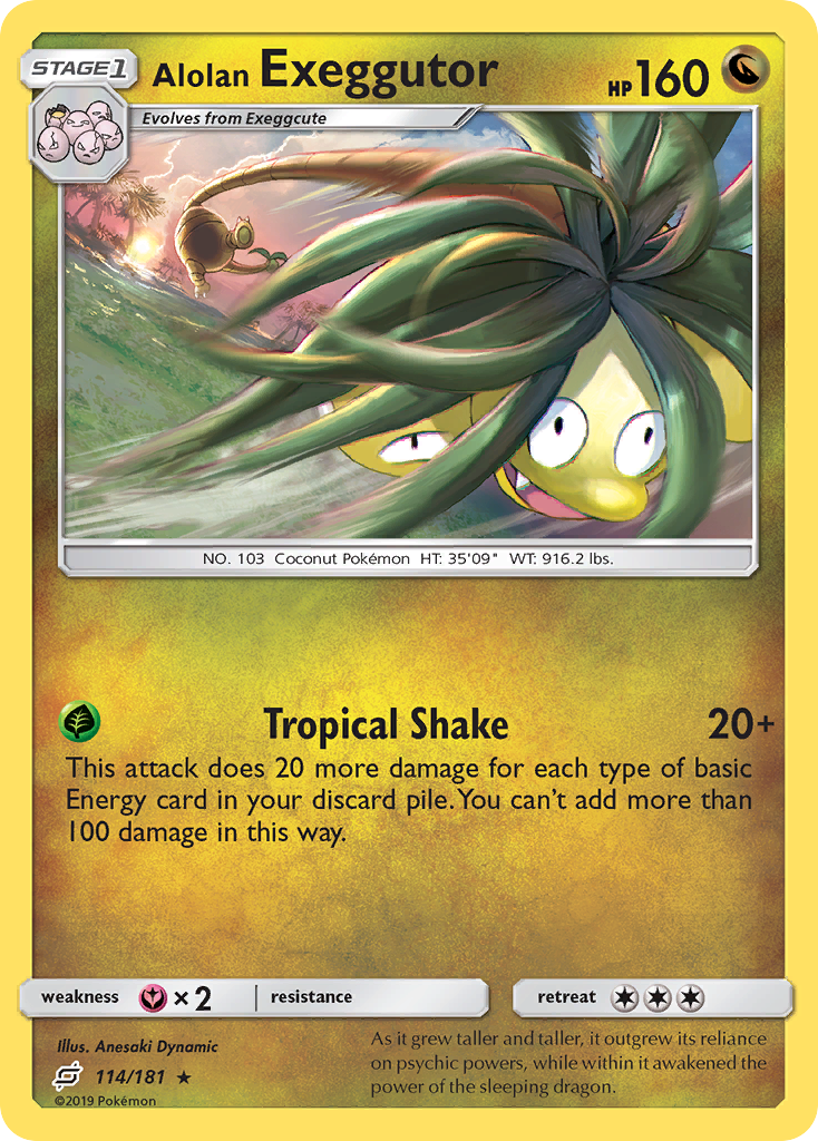 Alolan Exeggutor (114/181) [Sun & Moon: Team Up] | Deep Dive Games St. Marys