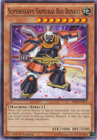Superheavy Samurai Big Benkei [SP15-EN017] Common | Deep Dive Games St. Marys