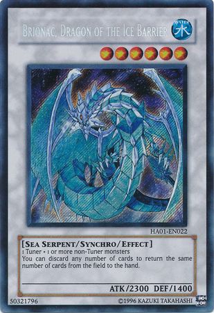 Brionac, Dragon of the Ice Barrier [HA01-EN022] Secret Rare | Deep Dive Games St. Marys