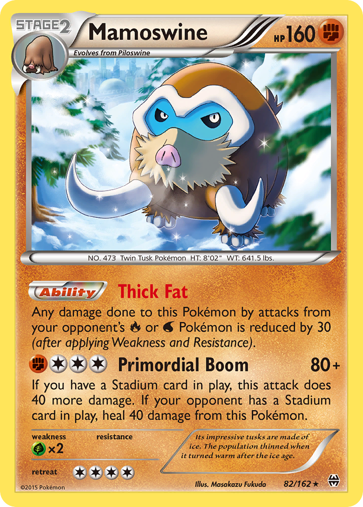 Mamoswine (82/162) [XY: BREAKthrough] | Deep Dive Games St. Marys