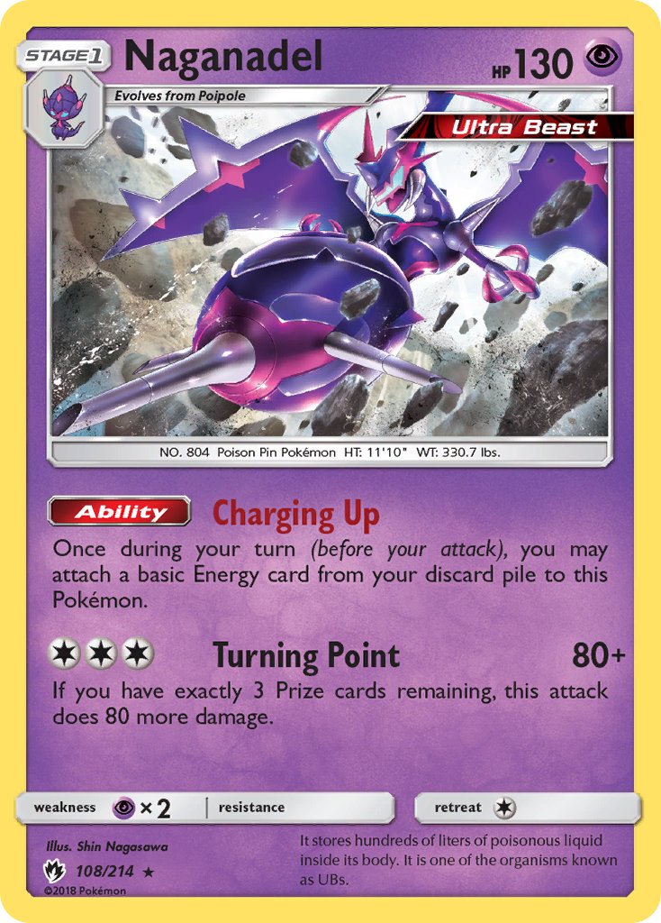 Naganadel(108/214) (Theme Deck Exclusive) [Sun & Moon: Lost Thunder] | Deep Dive Games St. Marys