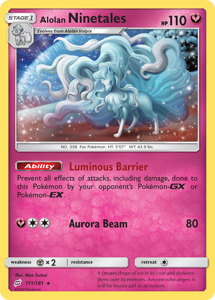 Alolan Ninetales (111/181) [Sun & Moon: Team Up] | Deep Dive Games St. Marys