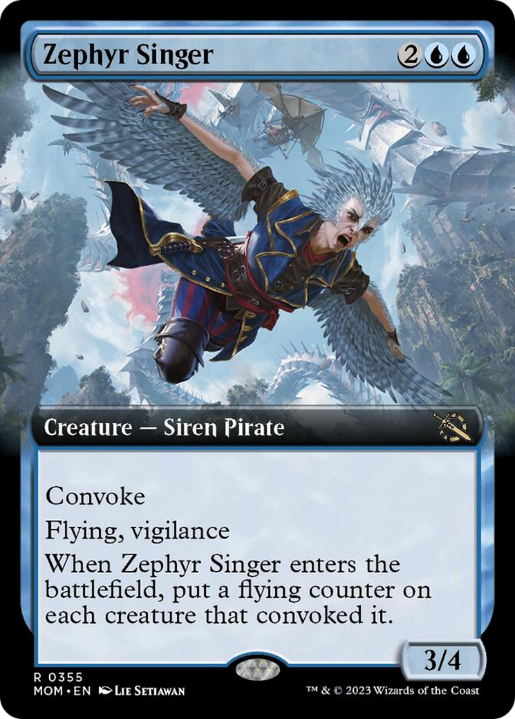 Zephyr Singer (Extended Art) [March of the Machine] | Deep Dive Games St. Marys