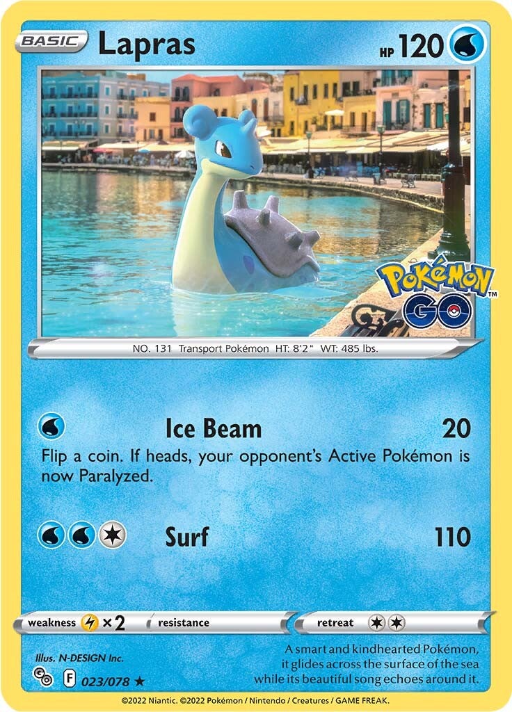 Lapras (023/078) [Pokémon GO] | Deep Dive Games St. Marys