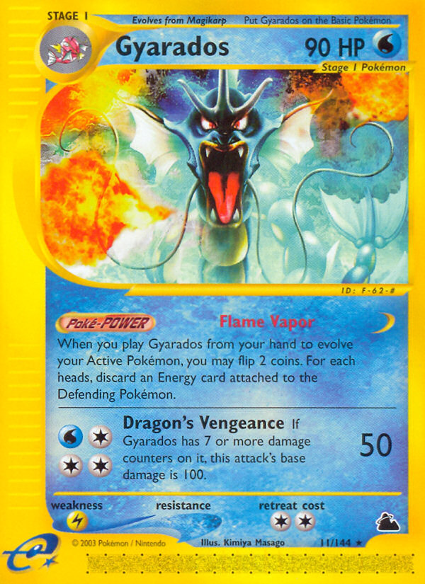 Gyarados (11/144) [Skyridge] | Deep Dive Games St. Marys