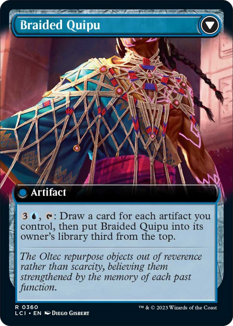 Braided Net // Braided Quipu (Extended Art) [The Lost Caverns of Ixalan] | Deep Dive Games St. Marys