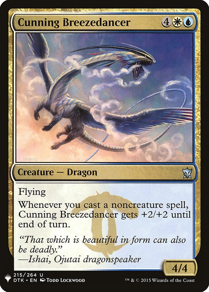 Cunning Breezedancer [Mystery Booster] | Deep Dive Games St. Marys