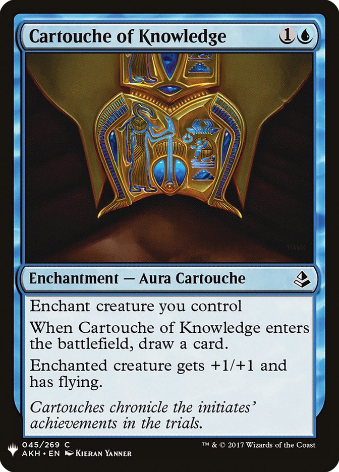 Cartouche of Knowledge [Mystery Booster] | Deep Dive Games St. Marys