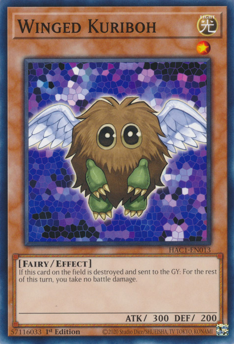 Winged Kuriboh [HAC1-EN013] Common | Deep Dive Games St. Marys