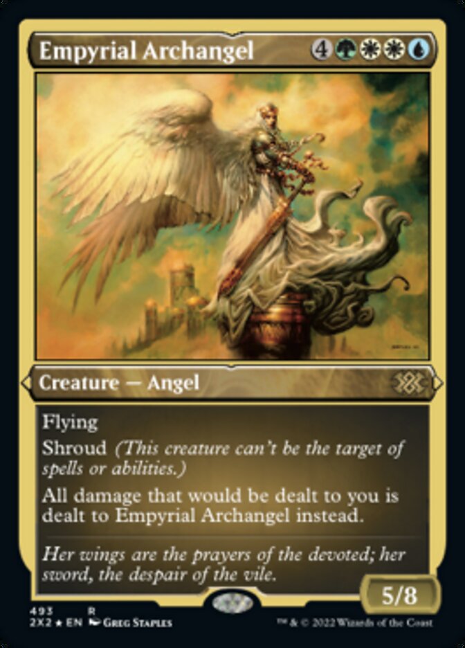 Empyrial Archangel (Foil Etched) [Double Masters 2022] | Deep Dive Games St. Marys