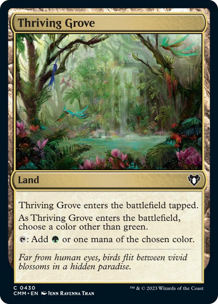 Thriving Grove [Commander Masters] | Deep Dive Games St. Marys