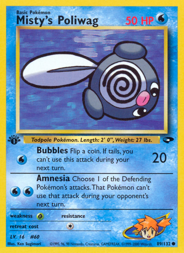 Misty's Poliwag (89/132) [Gym Challenge 1st Edition] | Deep Dive Games St. Marys