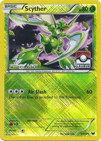 Scyther (4/108) (League Promo 2nd Place) [Black & White: Dark Explorers] | Deep Dive Games St. Marys