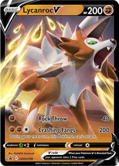 Lycanroc V (SWSH199) [Sword & Shield: Black Star Promos] | Deep Dive Games St. Marys