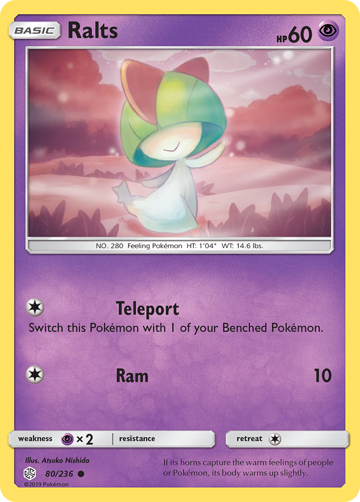 Ralts (80/236) [Sun & Moon: Cosmic Eclipse] | Deep Dive Games St. Marys