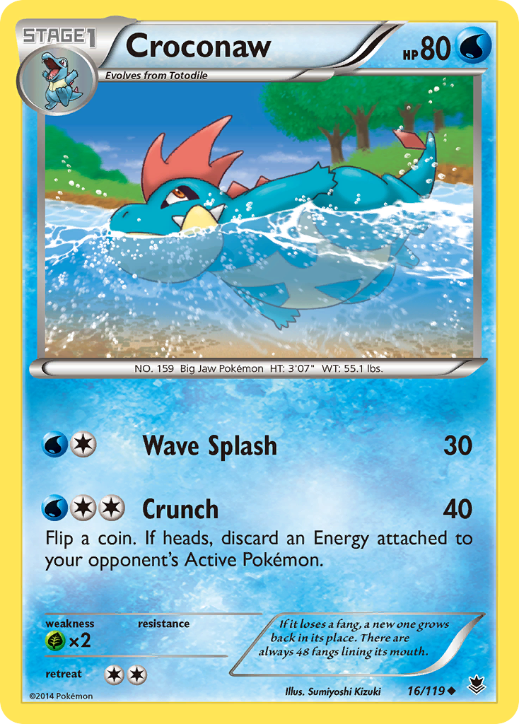 Croconaw (16/119) [XY: Phantom Forces] | Deep Dive Games St. Marys