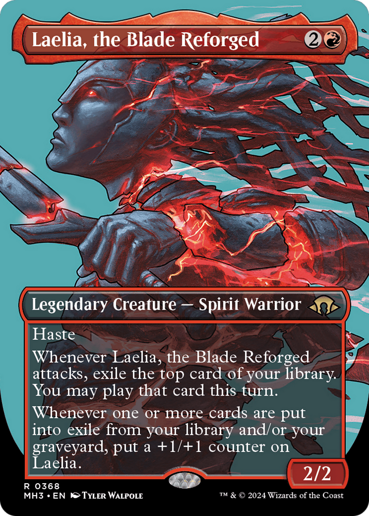 Laelia, the Blade Reforged (Borderless) [Modern Horizons 3] | Deep Dive Games St. Marys