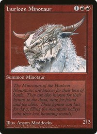 Hurloon Minotaur (Oversized) [Oversize Cards] | Deep Dive Games St. Marys