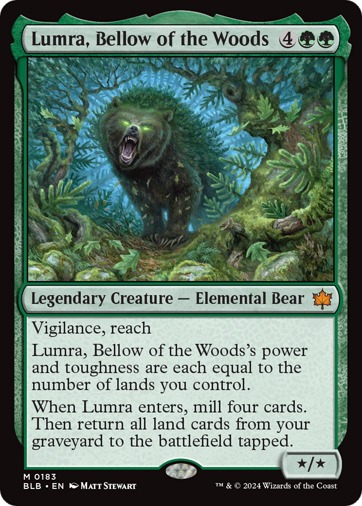 Lumra, Bellow of the Woods [Bloomburrow] | Deep Dive Games St. Marys