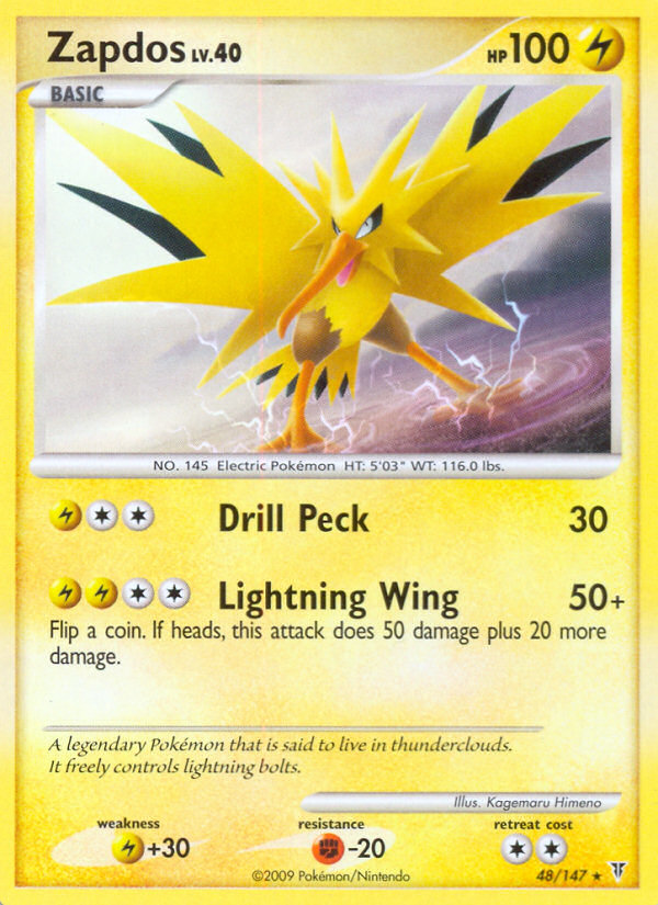 Zapdos (48/147) [Platinum: Supreme Victors] | Deep Dive Games St. Marys