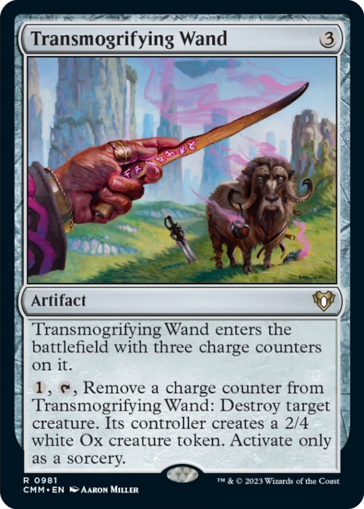 Transmogrifying Wand [Commander Masters] | Deep Dive Games St. Marys