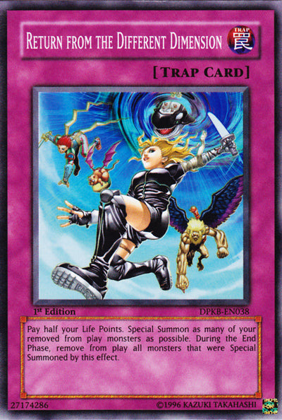 Return from the Different Dimension [DPKB-EN038] Super Rare | Deep Dive Games St. Marys