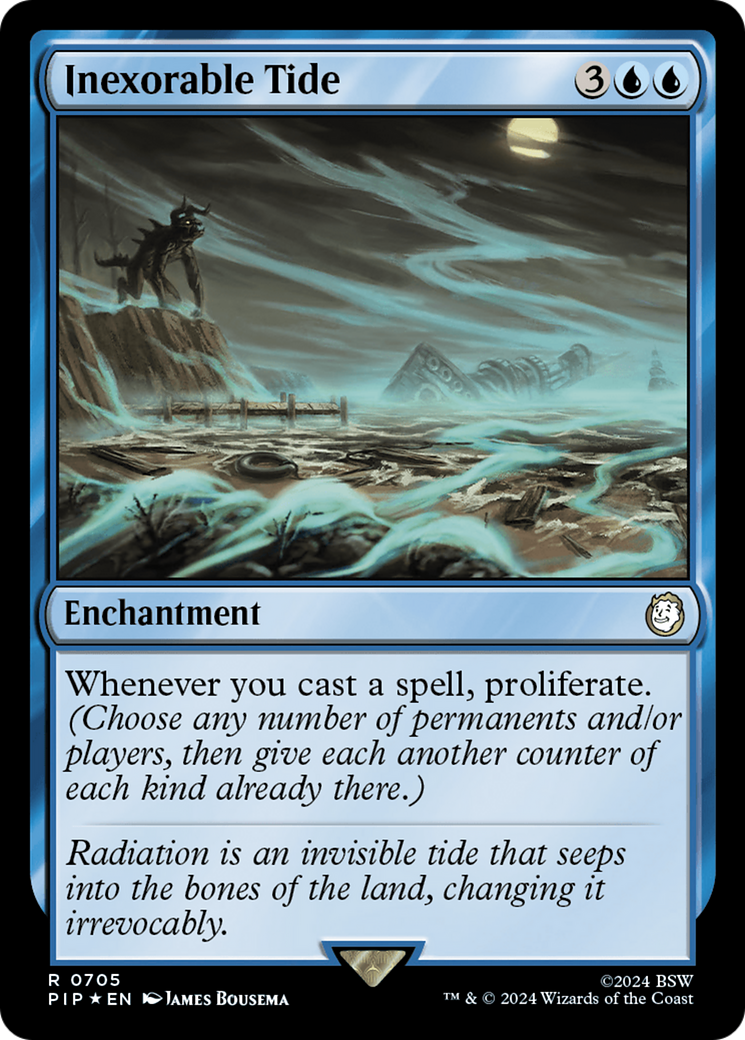 Inexorable Tide (Surge Foil) [Fallout] | Deep Dive Games St. Marys
