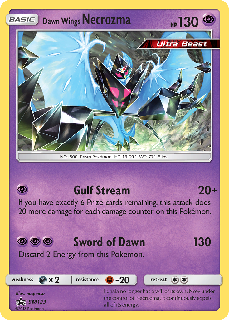 Dawn Wings Necrozma (SM123) [Sun & Moon: Black Star Promos] | Deep Dive Games St. Marys