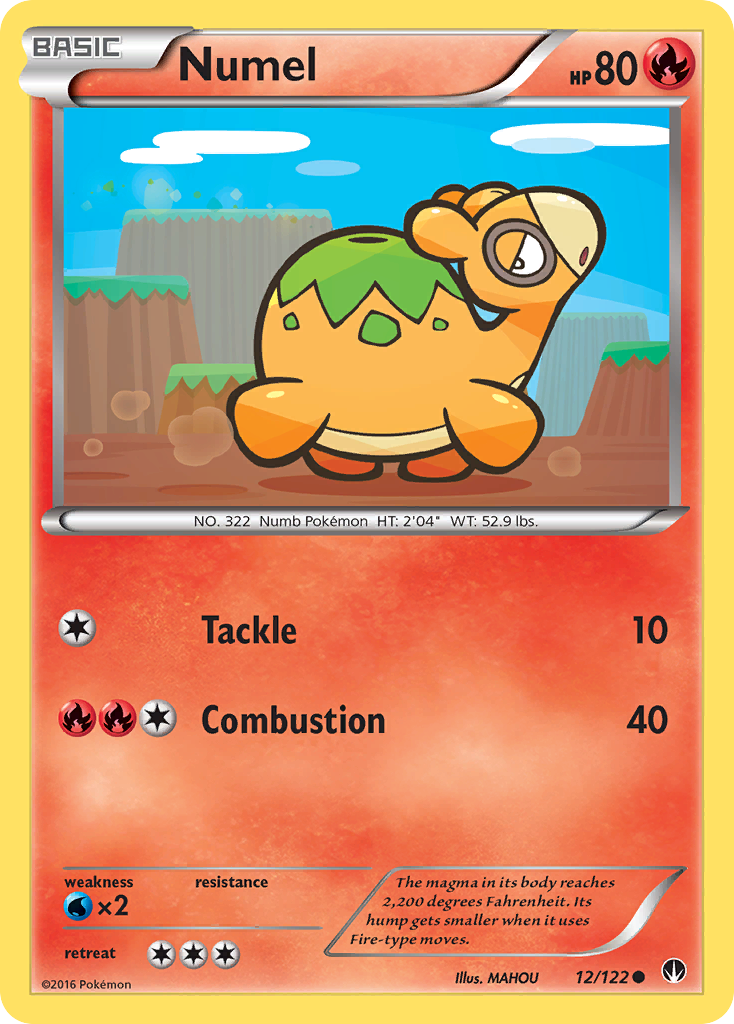 Numel (12/122) [XY: BREAKpoint] | Deep Dive Games St. Marys