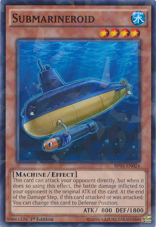 Submarineroid [BP03-EN024] Shatterfoil Rare | Deep Dive Games St. Marys