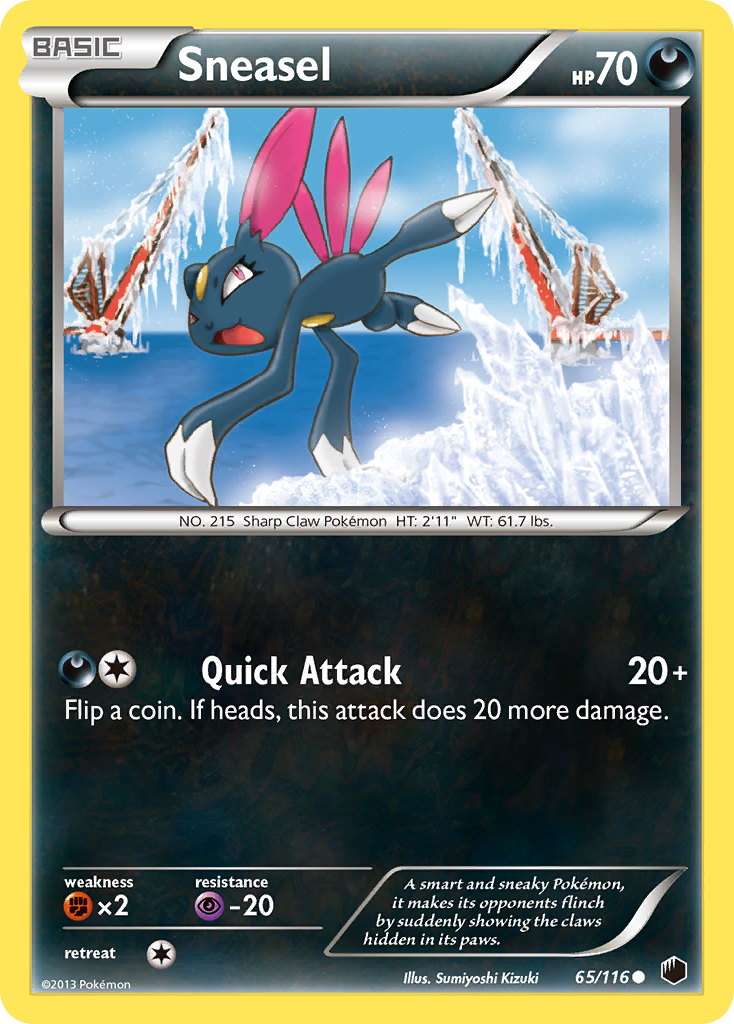 Sneasel (65/116) [Black & White: Plasma Freeze] | Deep Dive Games St. Marys