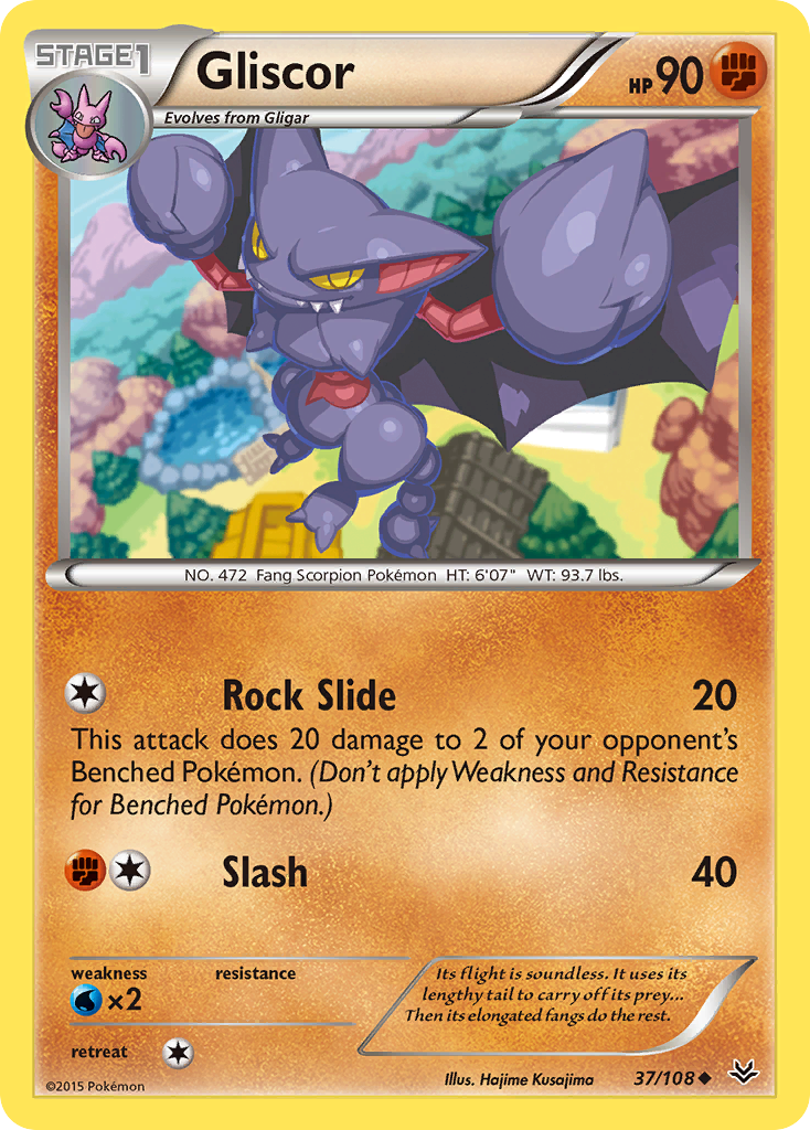 Gliscor (37/108) [XY: Roaring Skies] | Deep Dive Games St. Marys