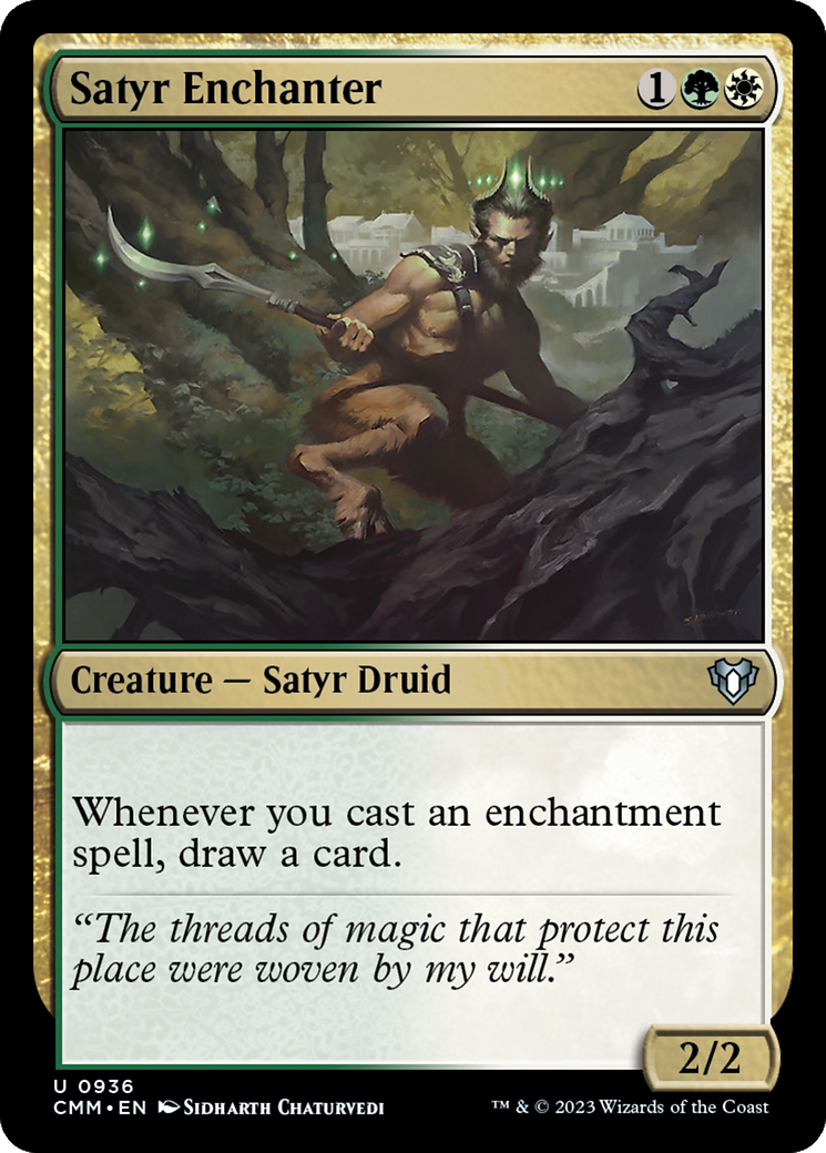 Satyr Enchanter [Commander Masters] | Deep Dive Games St. Marys