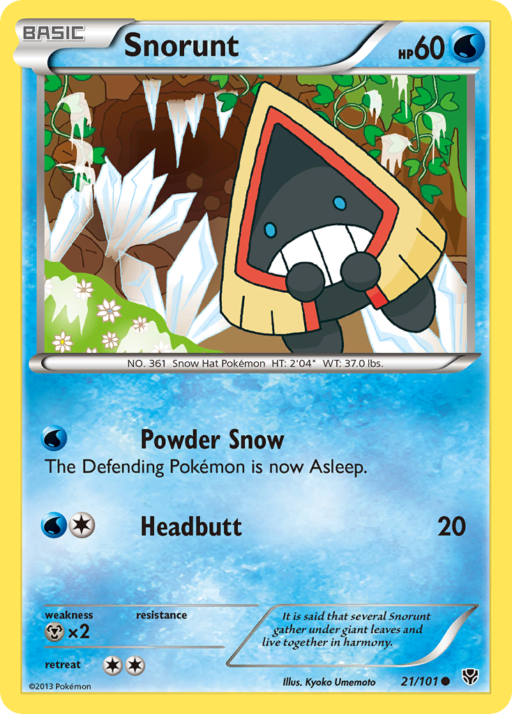 Snorunt (21/101) [Black & White: Plasma Blast] | Deep Dive Games St. Marys