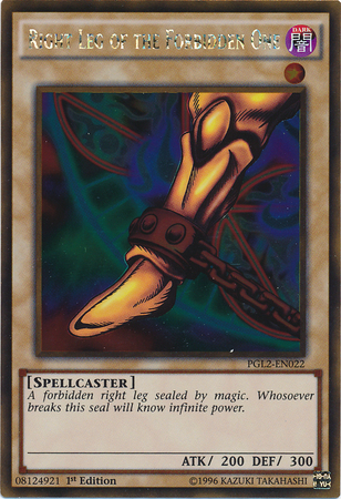 Right Leg of the Forbidden One [PGL2-EN022] Gold Rare | Deep Dive Games St. Marys