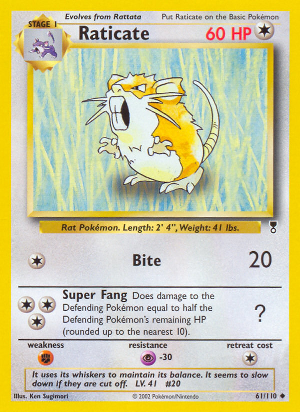 Raticate (61/110) [Legendary Collection] | Deep Dive Games St. Marys