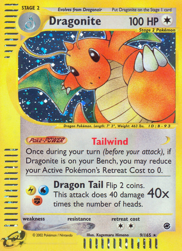 Dragonite (9/165) [Expedition: Base Set] | Deep Dive Games St. Marys