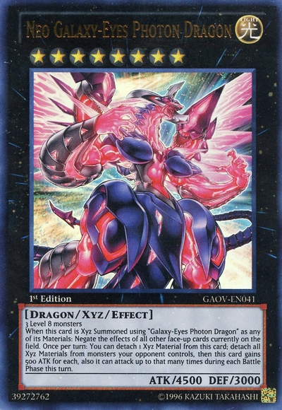 Neo Galaxy-Eyes Photon Dragon [GAOV-EN041] Ultra Rare | Deep Dive Games St. Marys